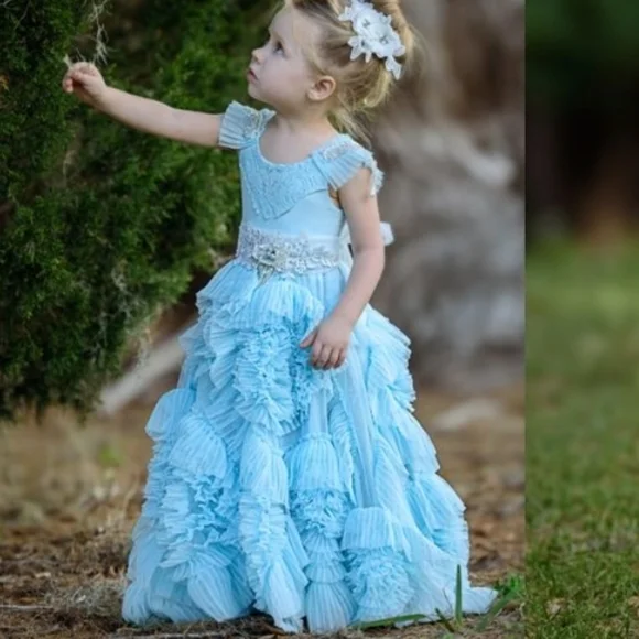 Dollcake Best Wishes my lady frock blue dress 5 10